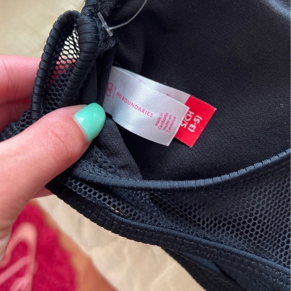 no boundaries bikini top swimwear size s 3-5 teens - Picture 3 of 4